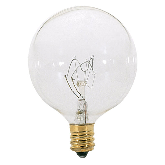 120 pack - SATCO S3726 15W G16.5 Incandescent Light Bulb