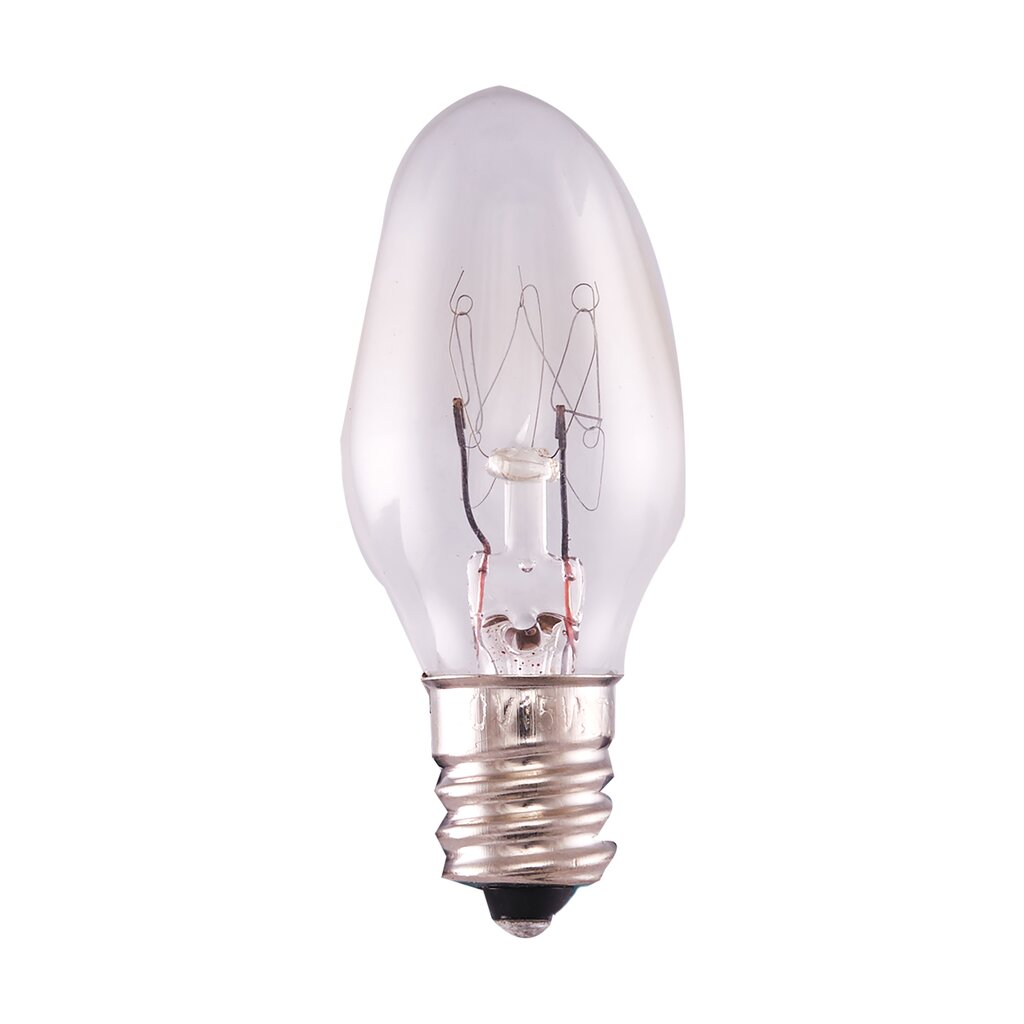 SATCO S7714 15W C7 Incandescent Light Bulb