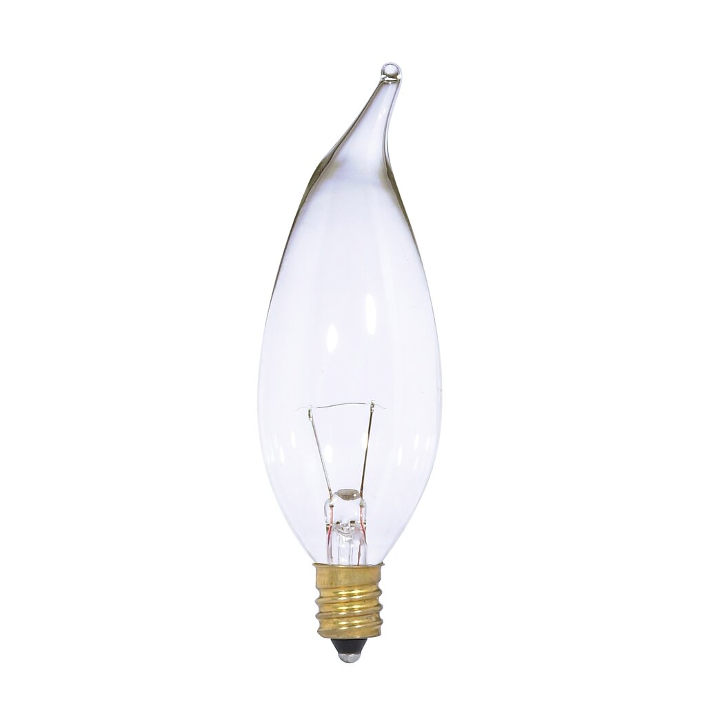 500 pack - SATCO S3866 7W CA10 Incandescent Light Bulb
