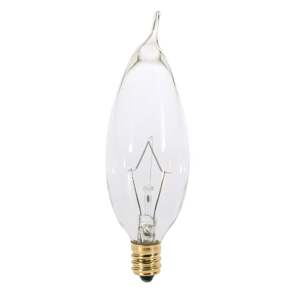 120 pack - SATCO S3774 25W CA8 Incandescent Light Bulb