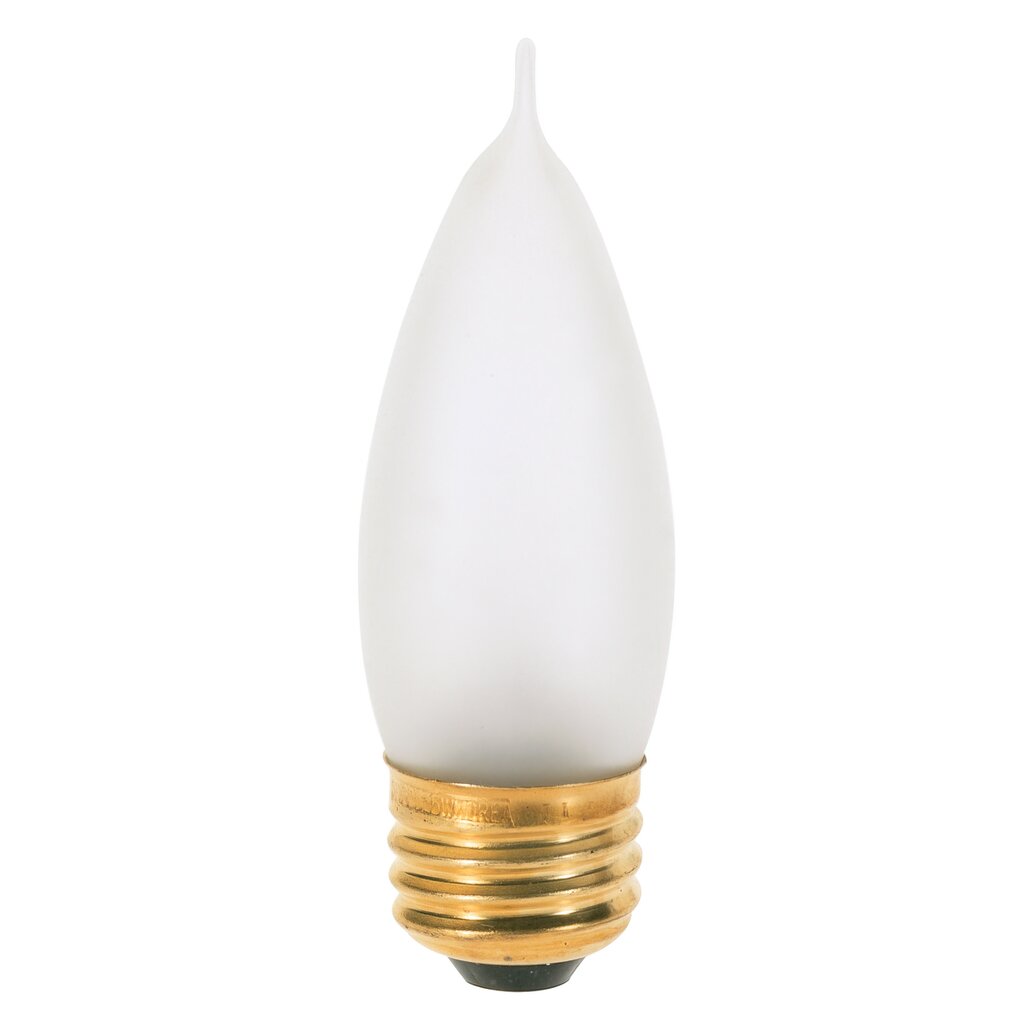 120 pack - SATCO S3767 25W CA10 Incandescent Light Bulb