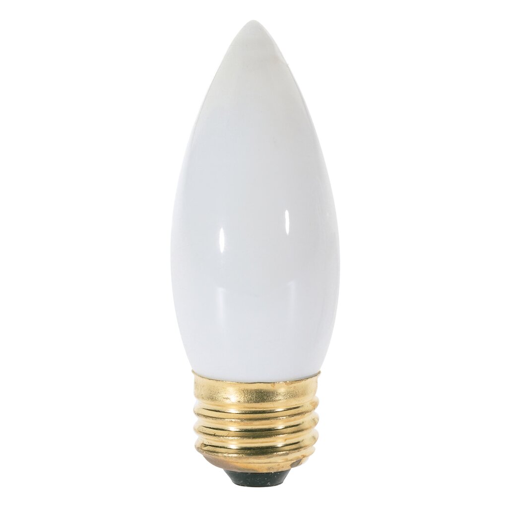 120 pack - SATCO S3737 25W B11 Incandescent Light Bulb