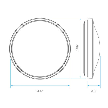 Luxrite LR23344 24W LED Ceiling Fixture Fixture