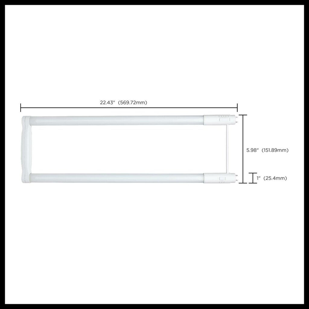 12 pack - Satco S18413 11.5W/13W/15W T8 LED Light Bulb