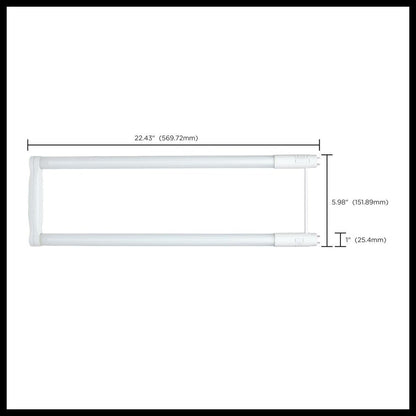 12 pack - Satco S18413 11.5W/13W/15W T8 LED Light Bulb