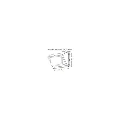 Topaz WP/120W/PCTS/BZ/PC 80W/100W/120W LED Fixture Traditional Wall