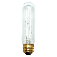 Bulbrite 704160 60W T10 Warm White Incandescent Light Bulb - Pack of 25
