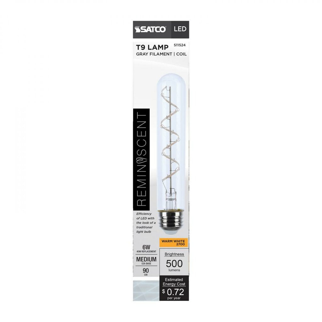 24 pack - Satco S11524 6W T9 LED Light Bulb