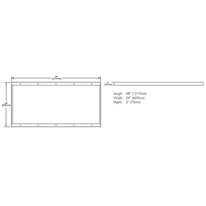 TCP DTSK4 Surface Mount Kit LED Indoor Troffer