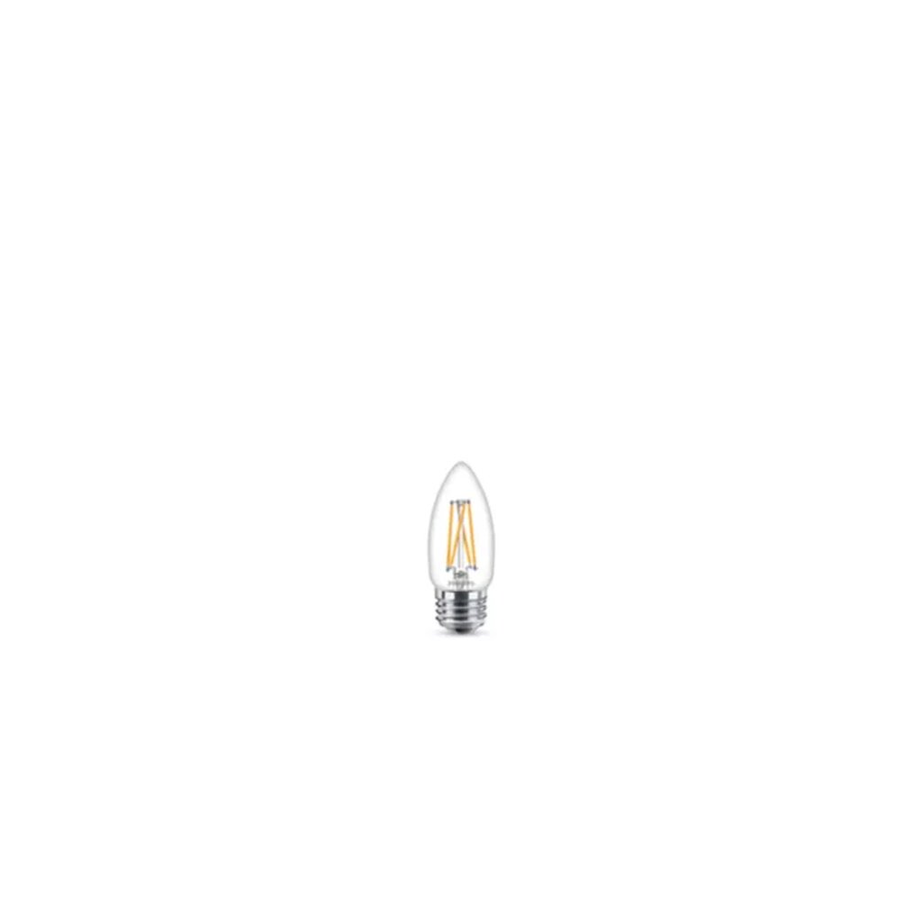 Philips 549345 5.5W B10 Dim to warm LED Light Bulb