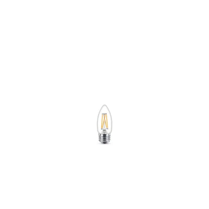 Philips 549345 5.5W B10 Dim to warm LED Light Bulb