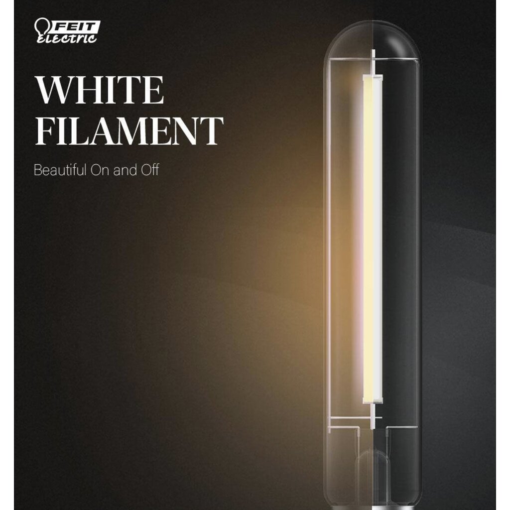 4 pack - Feit Electric T10L60CL927CAWFHDRP4 8.8W T10 Soft White LED