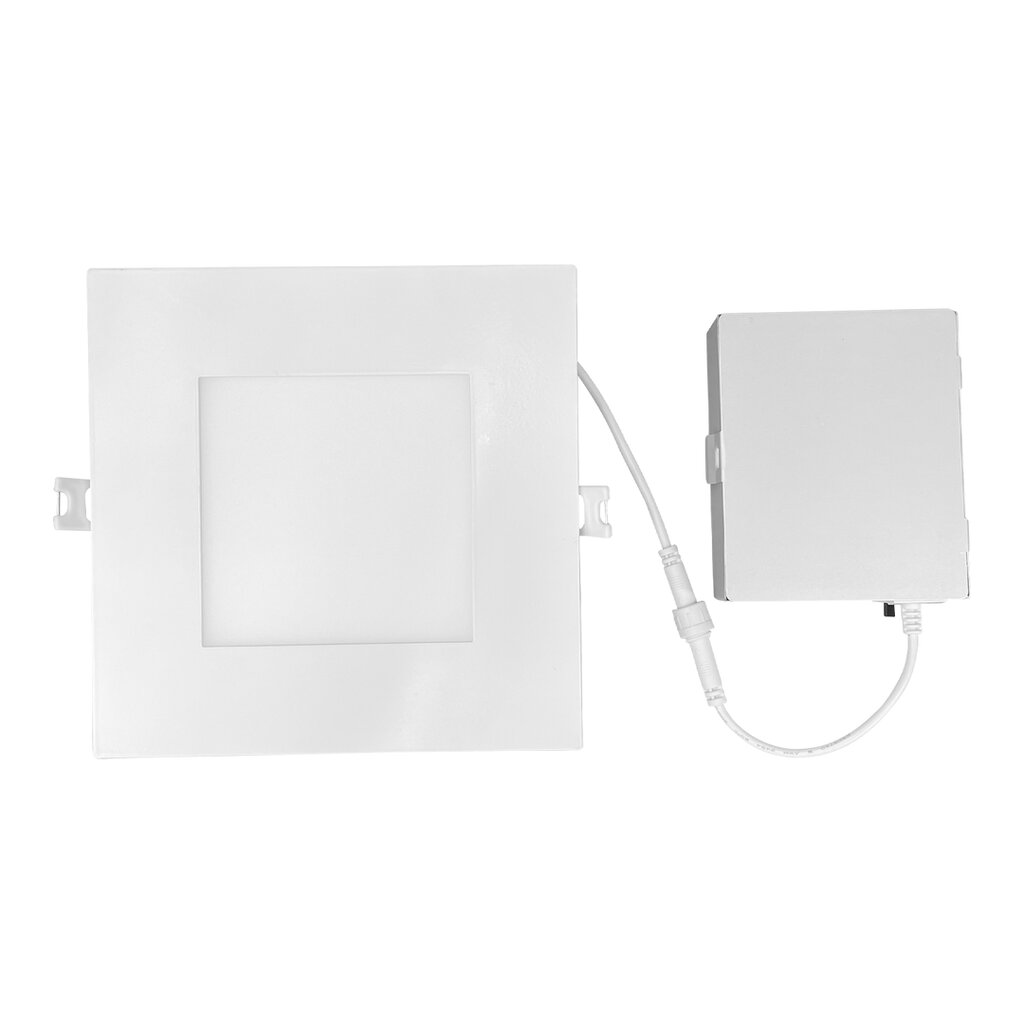 Luxrite LR23764 12W LED Wafer Dimmable Fixture 6" Mini Square CCT