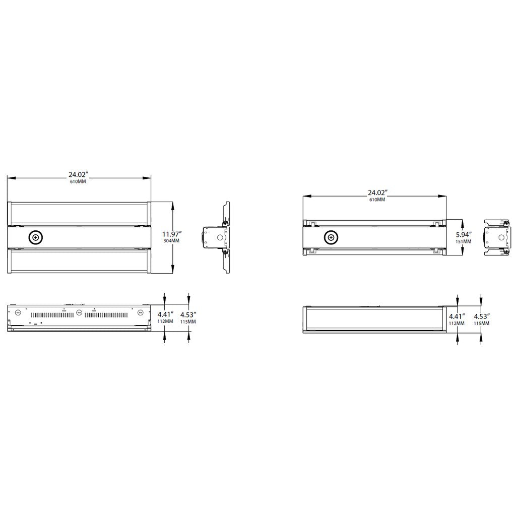 LED One HB0207-789 LOC-2FTFLHB-MW(145/160/175)50KD 145W/160W/175W LED