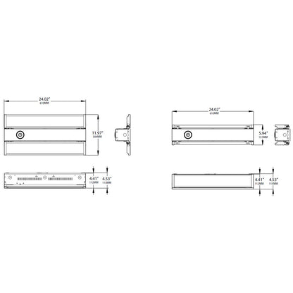 LED One HB0207-789 LOC-2FTFLHB-MW(145/160/175)50KD 145W/160W/175W LED