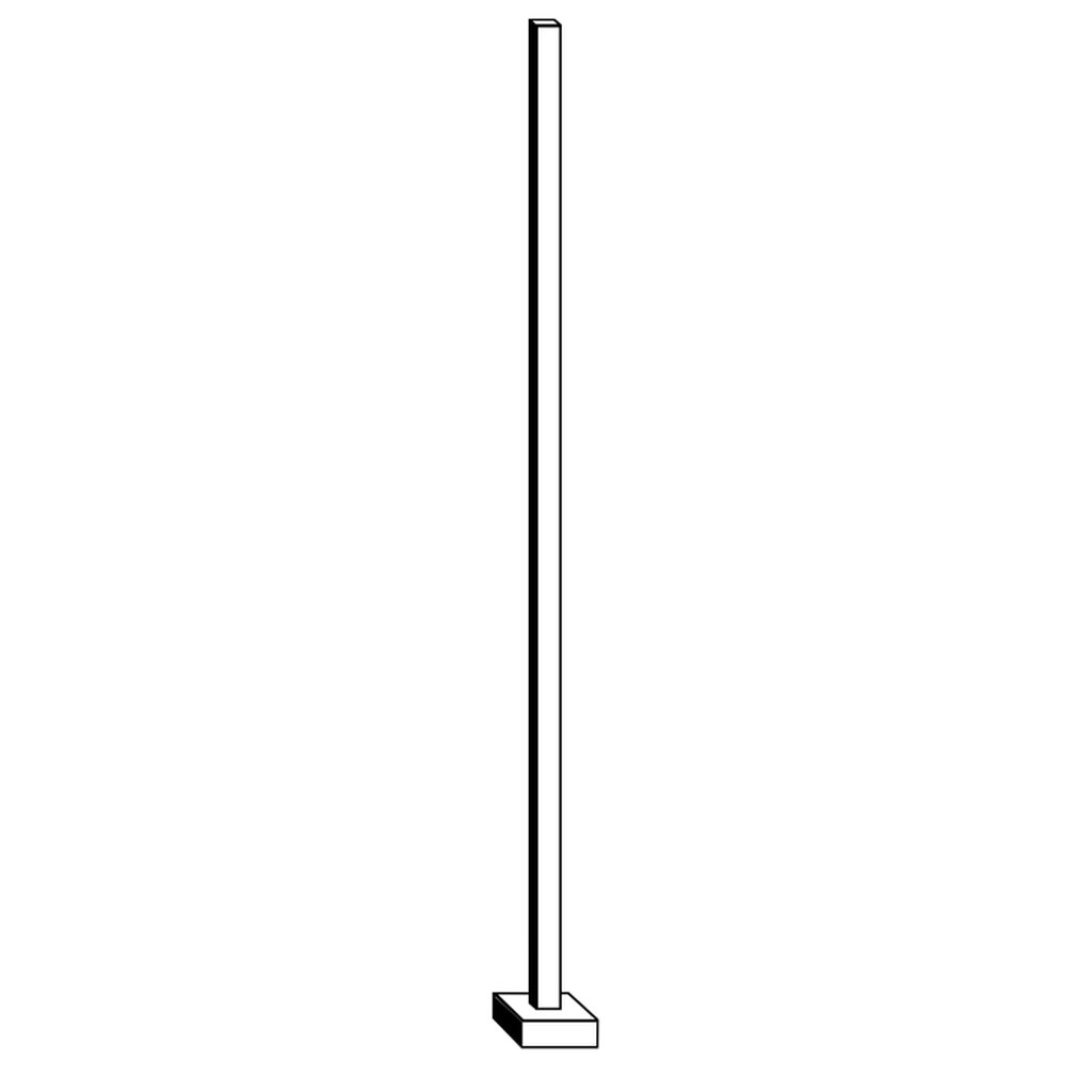 Lithonia SSS 25 4C DM19AS DDBXD Fixture Anchor Base Pole