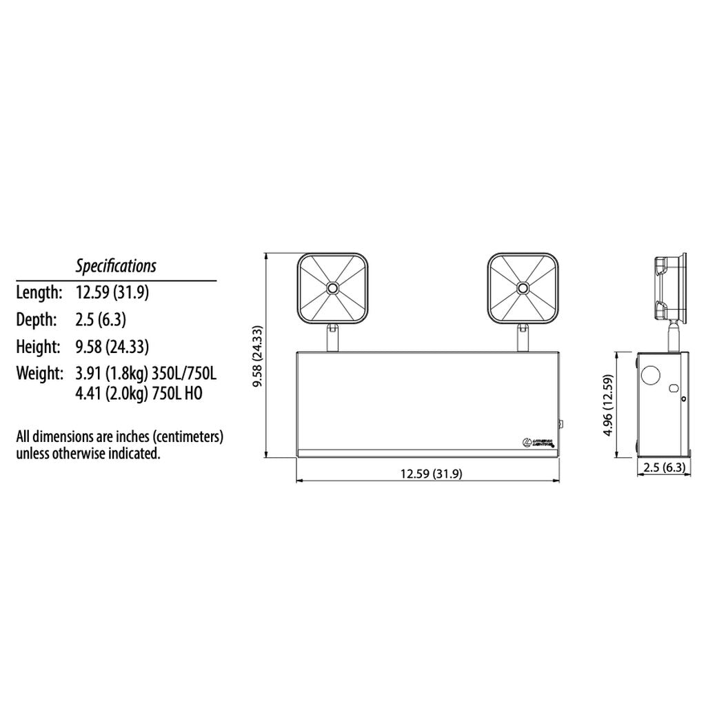 Lithonia TCU 750L M4 LED Fixture Indura Commercial Emergency Unit