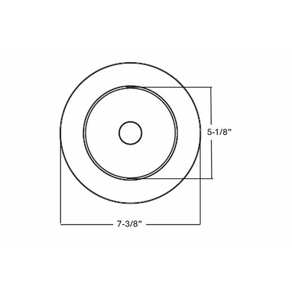 Halco 83894 15W Round LED Downlight Dimmable Fixture Surface Mount CCT
