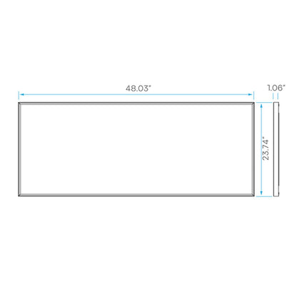 Luxrite LR24014 40W/50W/62W LED Edge Lit Panel Dimmable Fixture