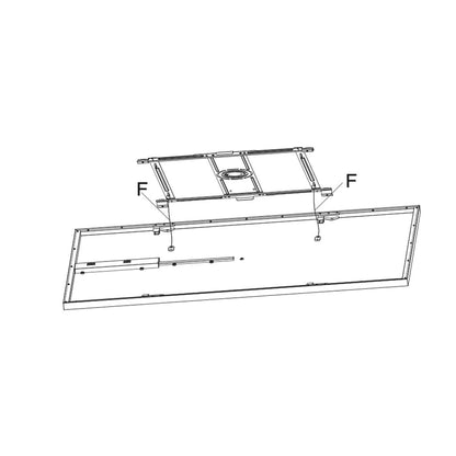 Luxrite LR24014 40W/50W/62W LED Edge Lit Panel Dimmable Fixture