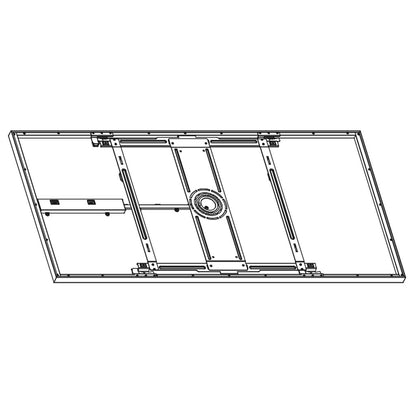 Luxrite LR24014 40W/50W/62W LED Edge Lit Panel Dimmable Fixture