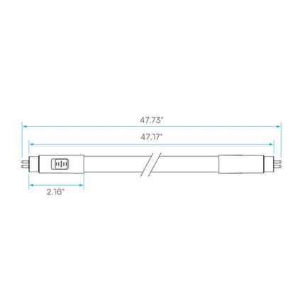 25 pack - Luxrite LR34244 13W T8 CCT LED Light Bulb