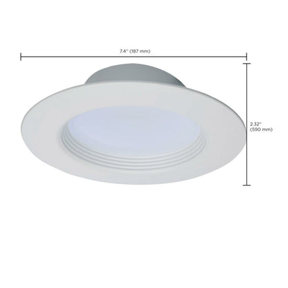 Satco S11825R1 13.7W LED Dimmable Fixture Downlight Retrofit - 5-6