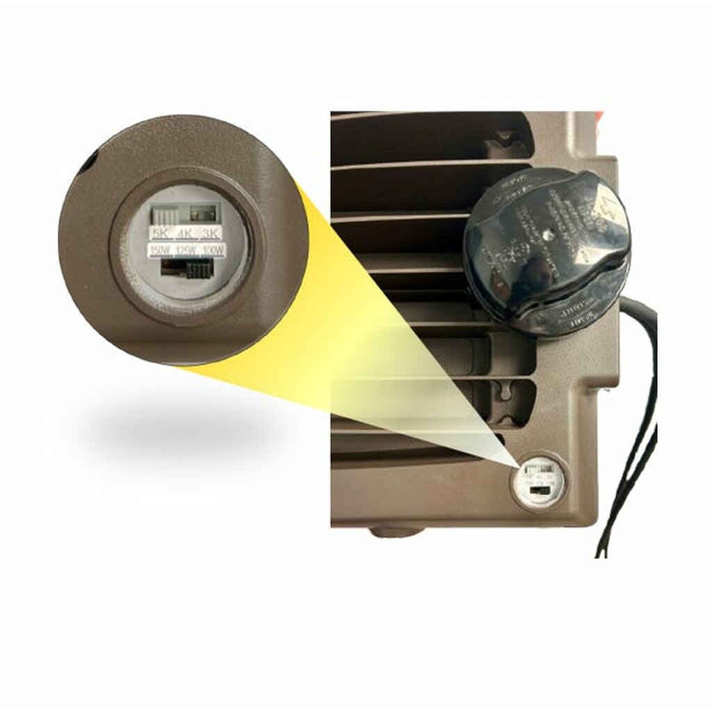 Halco 22900 15W LED Dimmable Fixture Sektor Floodlight Bronze with