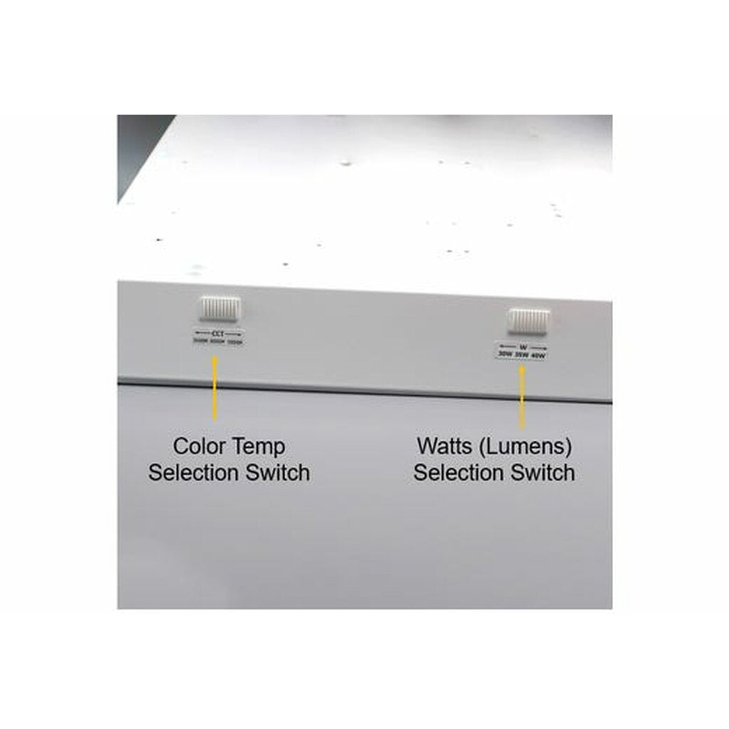 Halco 81800 30W/35W/40W LED Center Basket Dimmable Fixture 2x4 Troffer