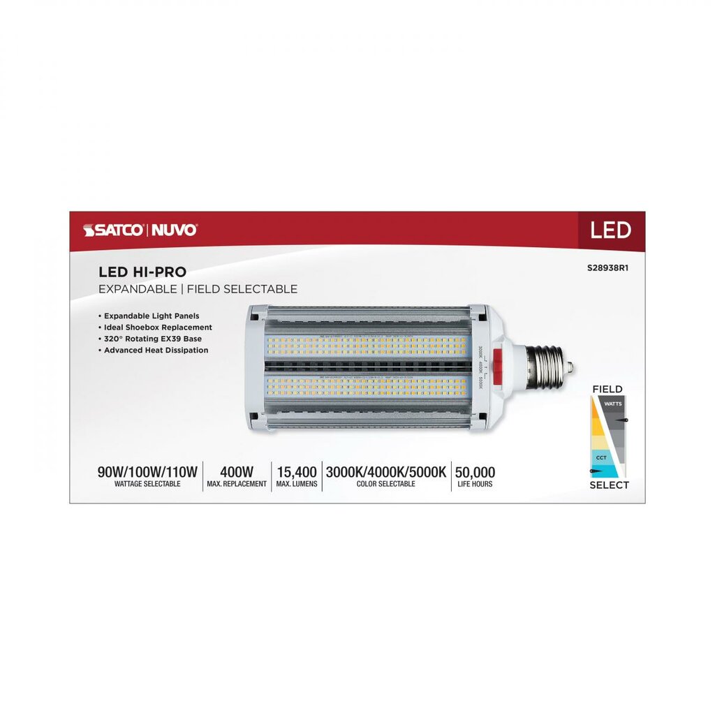 Satco S28938R1 90W/100W/110W LED Light Bulb