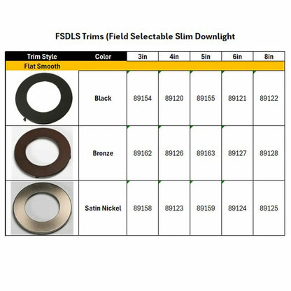 Halco 89094 12W LED Dimmable Fixture ProLED Select Slim Downlight 6in
