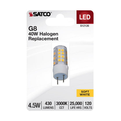 Satco S12126 4.5W T6 LED Light Bulb