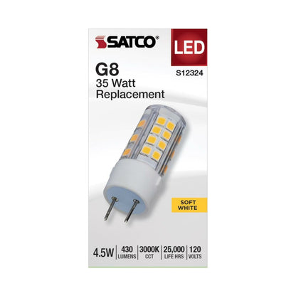 Satco S12324 4.5W T6 LED Light Bulb