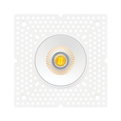 Luxrite LR25446 12W LED REGRESSED TRIMLESS Dimmable Fixture 2" PUSH N'