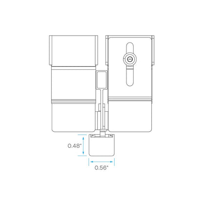 Luxrite AK42312 LED Fixture GRID SMART 48" 9/16" 4000K