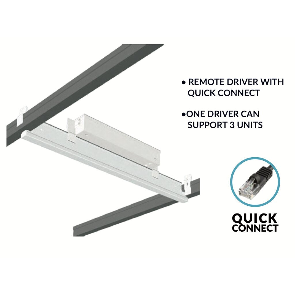Luxrite AK42325 LED Fixture GRID SMART 60W DRIVER