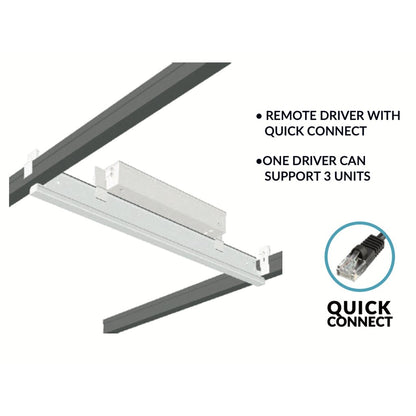 Luxrite AK42325 LED Fixture GRID SMART 60W DRIVER