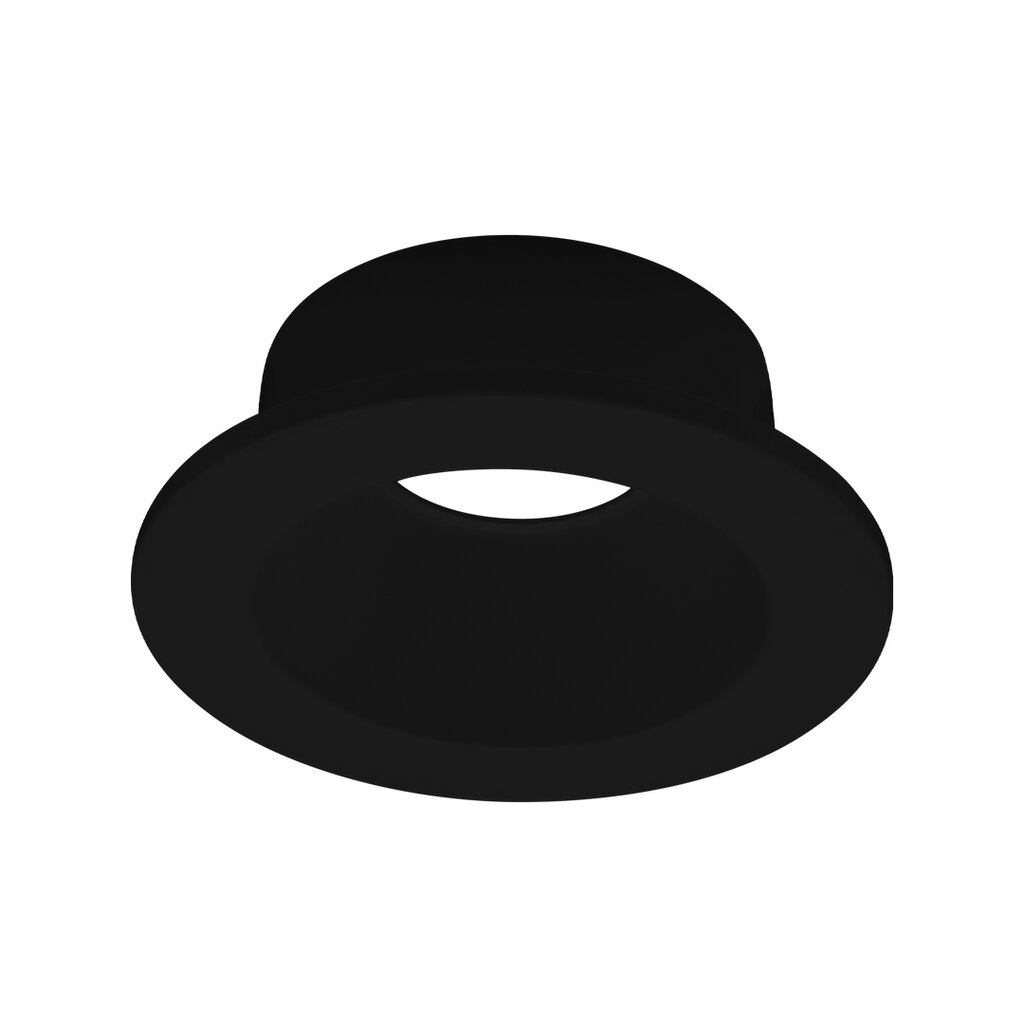 Luxrite LR25025 Fixture 2" INTERCHANGEABLE TRIM - ROUND BLACK FINISH