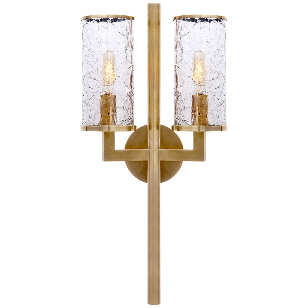 KW 2201AB Fixture Liaison Double Sconce