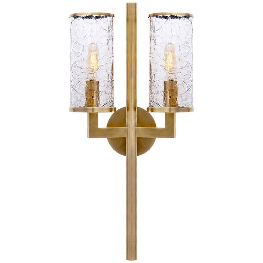 KW 2201AB Fixture Liaison Double Sconce