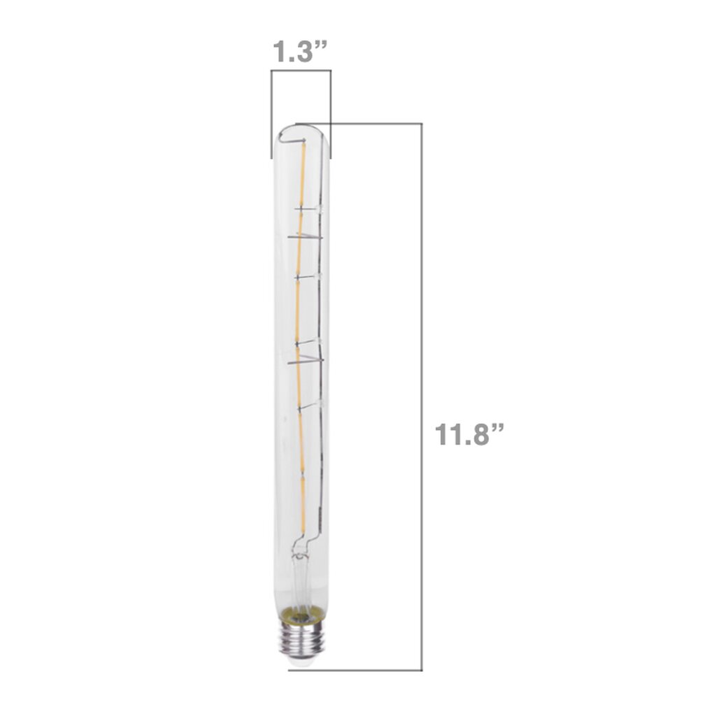 6 pack - MaxLite 103222 8.5W T10 Warm White LED Light Bulb