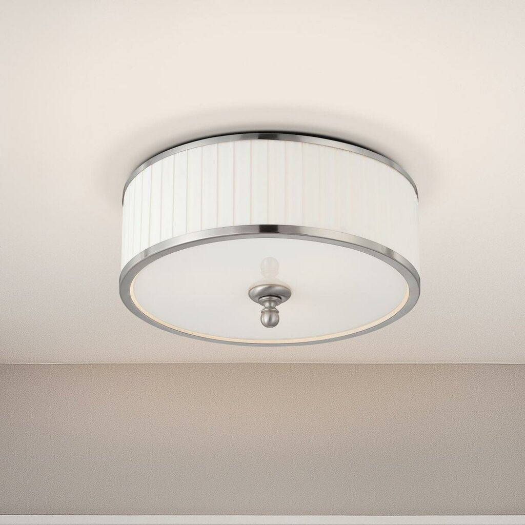 Satco 60-4741 Flush Mount Fixture Candice; 3 Light; Flush Dome with