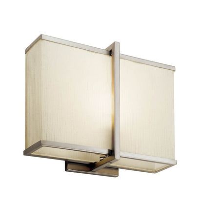 Kichler 10421SNLED Fixture The Rigel LED light wall sconce is a