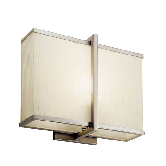 Kichler 10421SNLED Fixture The Rigel LED light wall sconce is a