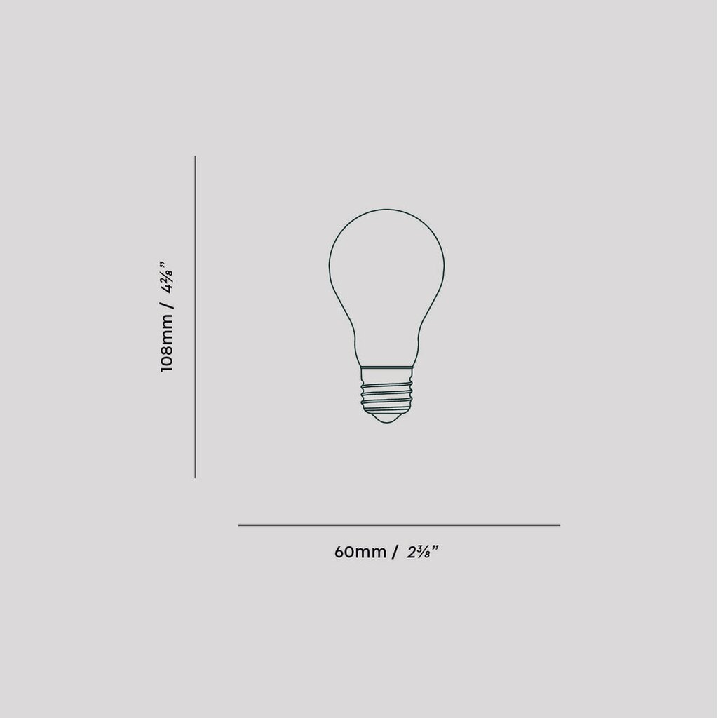 Tala GLOB-6W-2000-3000K-E26-MP-120V 6W A19 Warm White LED Light Bulb