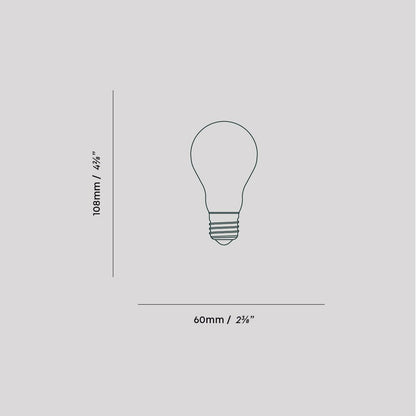 Tala GLOB-6W-2000-3000K-E26-MP-120V 6W A19 Warm White LED Light Bulb