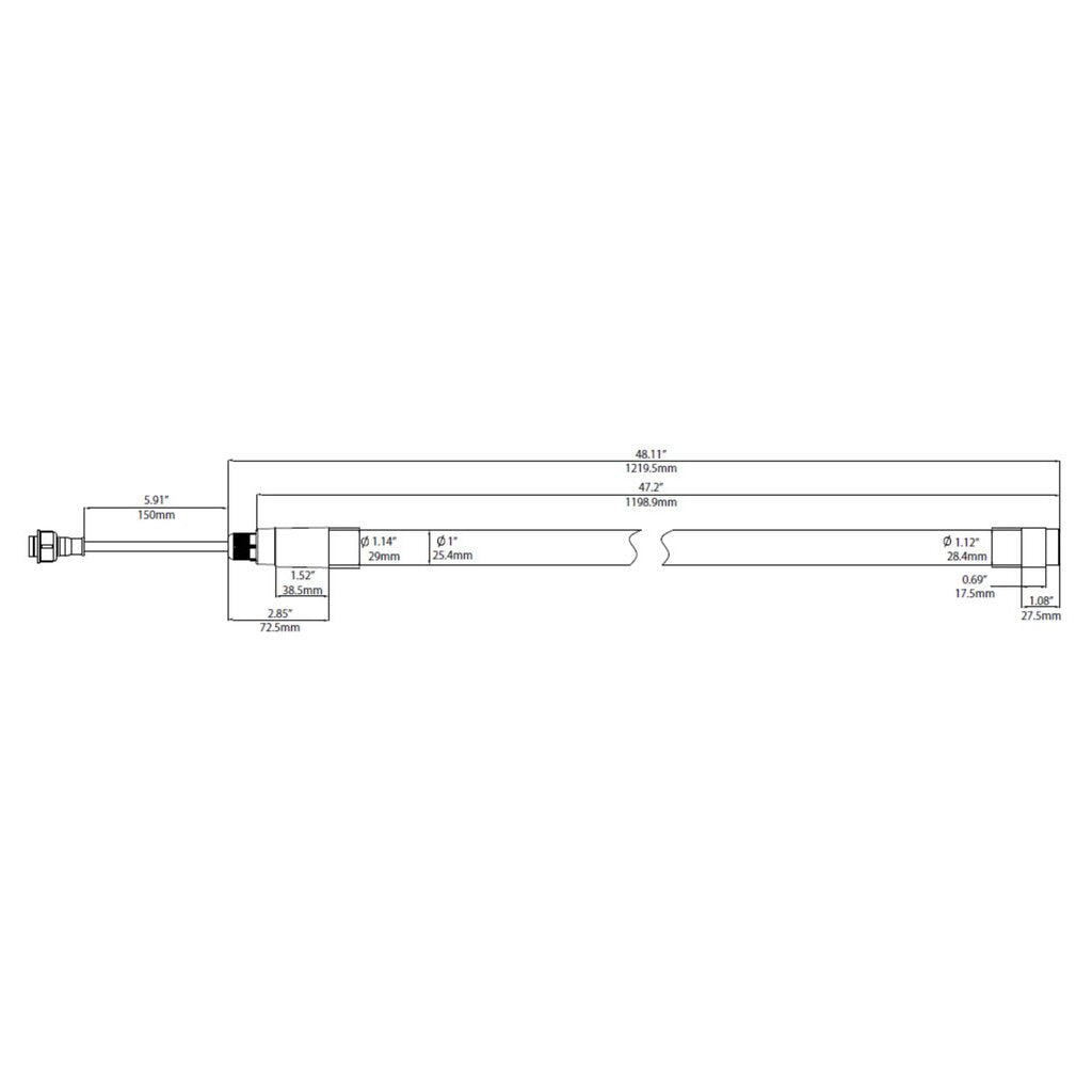 12 pack - LED One LOC-4FTCT-18W50K 18W LED Light Bulb