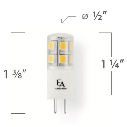 EmeryAllen EA-G4-1.5W-001-279F 1.5W Warm White LED Light Bulb