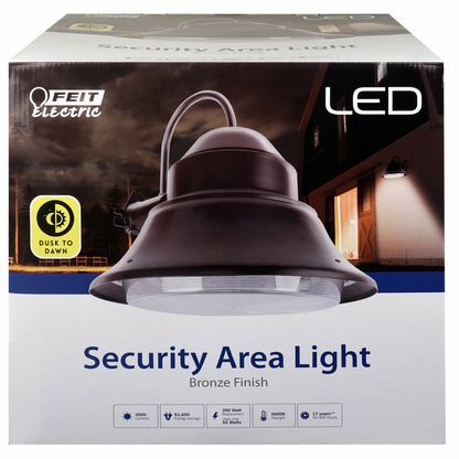Feit Electric 73700 50W LED Fixture 13" Wall/Post Security Area Light