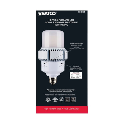 Satco S13164 22W/45W LED Light Bulb